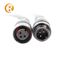 Factory M12 electrical wire M12 cable 4 pin connector waterproof cable